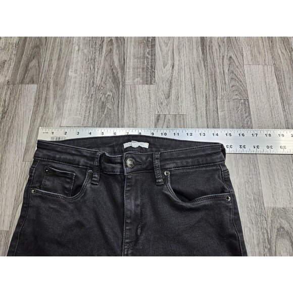 STS Blue Ellie High Rise Jeans Womens 28L Black Skinny Stretch Denim Pants - Picture 8 of 12